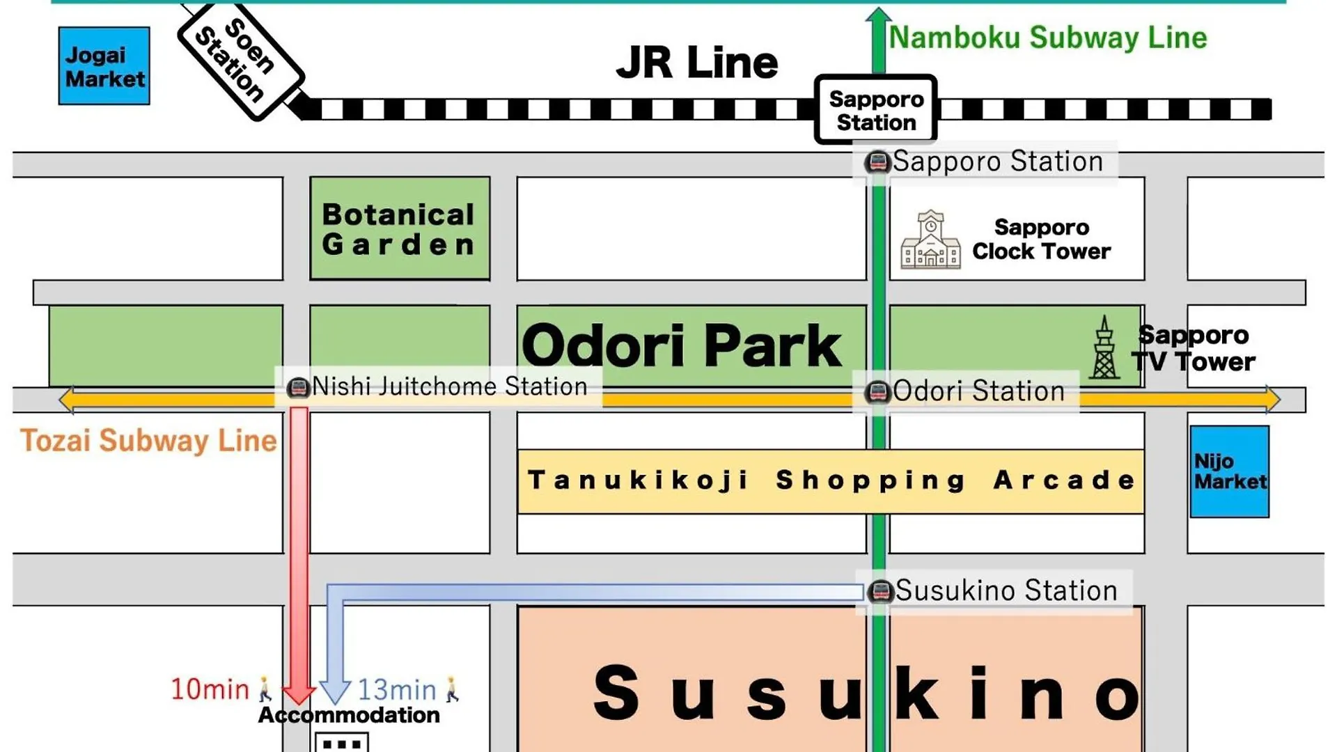 Apartment Endless Mitsui Minami 5Jo II - Vacation Stay 18396 Sapporo Japan